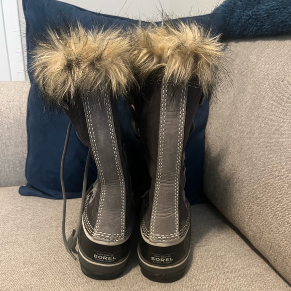 SOREL Joan of Arctic™ Waterproof Boot - Quarry/Black - 6.5 - Picture 7 of 9